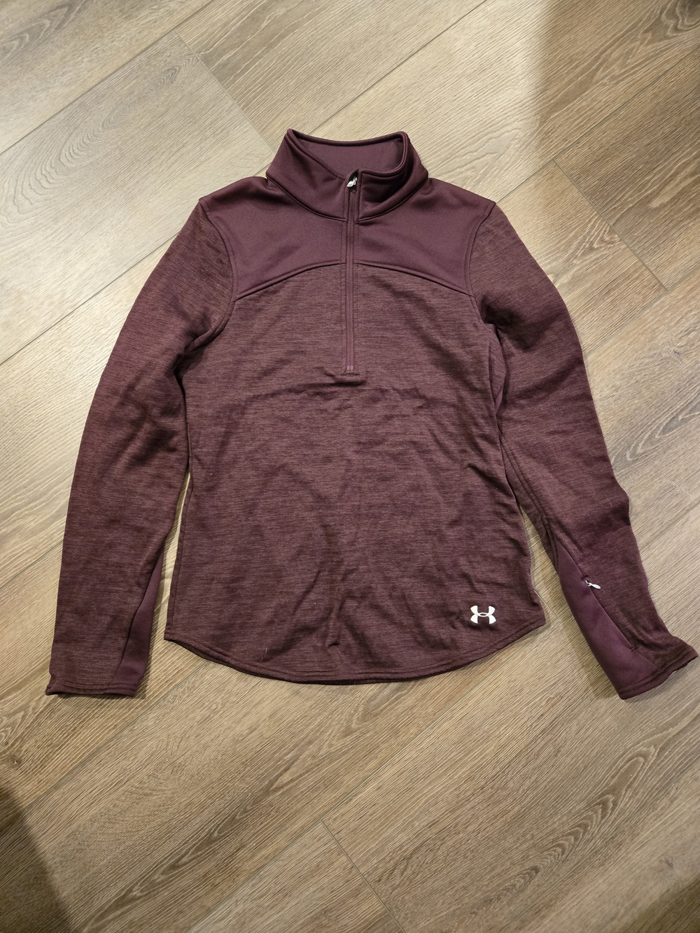 Under Armour Women's Half-Zip Performance Sweater - Burgundy
